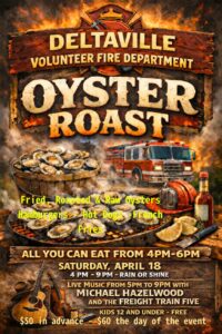 LMVFD Annual Oyster Roast @ Deltaville Fire Department